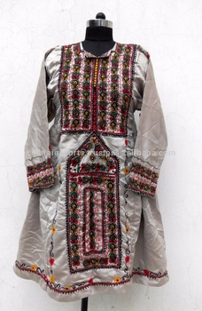 Designer hand embroidery ethnic design vintage banjara balochi dresses