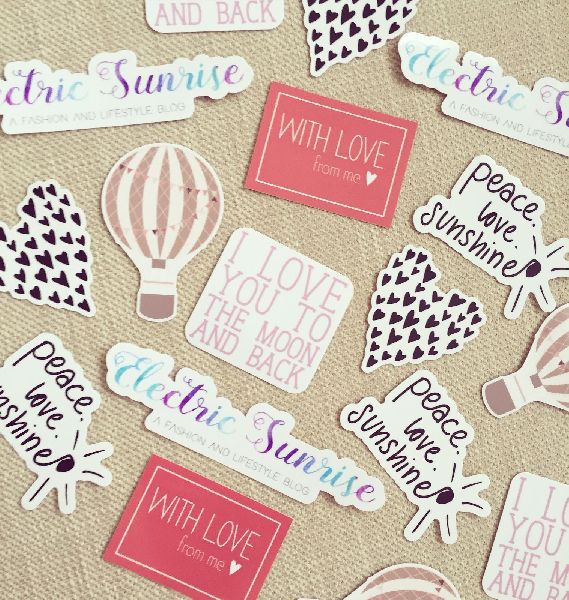Printed Paper Customised Stickers, Color : Multicolor