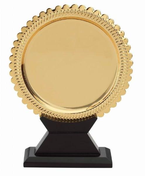 Round Polished Metal Mementos, for Award, Size : 10inch, 12inch, 9inch