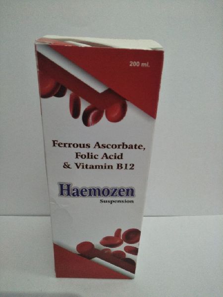 Ferrous Ascorbate Folic Acid & Vitamin B12 Suspension