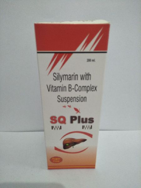 Sq Plus Silymarin B Complex Suspension, Form : Liquid