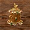 Antique Classic Sindoor Box With Gold Plating