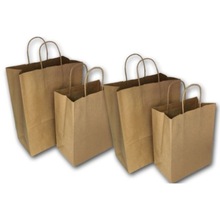 Brown paper bag, for Grocery, Shopping, Food Industry, Household etc., Feature : Recyclable