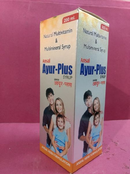 Ansal Ayur-Plus Syrup, Packaging Type : Plastic Bottle