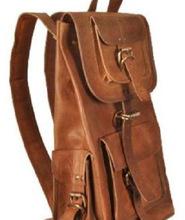 Moroccan Leather Backpack, Size : Customized Size