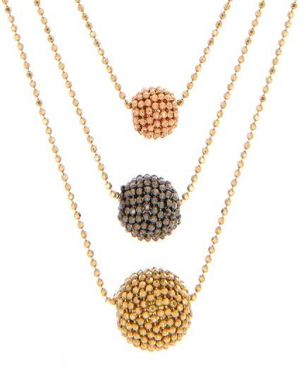 tri-color gold Necklace