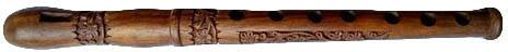  Polished Traditional Wooden Flute, Color : Brown