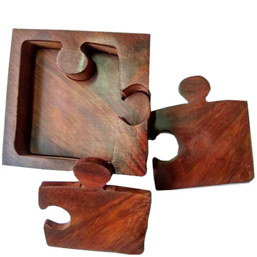 Wooden Jigsaw Coaster