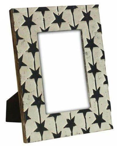 Wooden Star Design Photo Frame, for Handmade