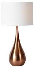 Copper Table Lamp, for Lighting, Pattern : Plain