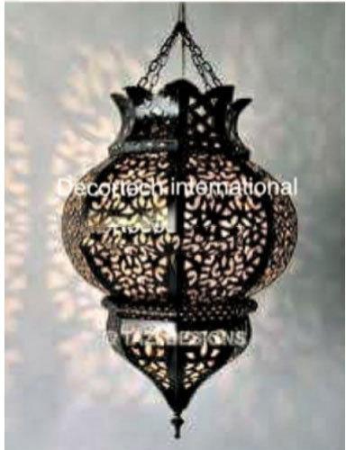 Iron Decorative Designer Lantern, Style : Moroccan