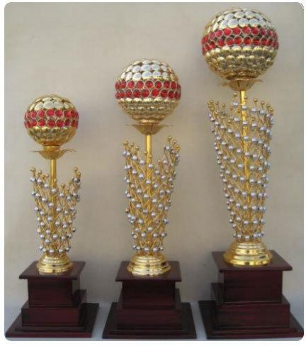 Designer Crystal Sports Trophy