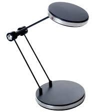 LED Foldable Table Lamp, Color : Black
