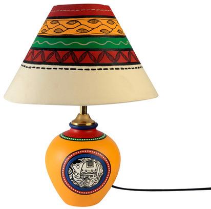 Madhubani Hand Painted Table Lamp