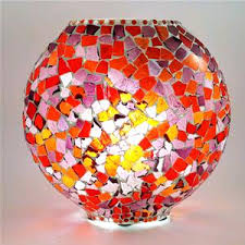 Mosaic Glass Table Lamp