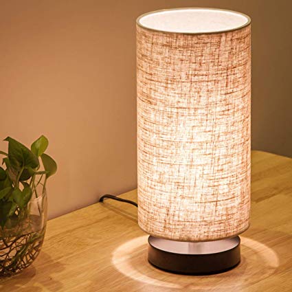 Metal Room Side Table Lamp, for Home, Hotel, Pattern : Plain