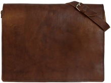 Real Leather Messenger Bag