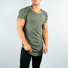 Elastane Military Green Fitness Men\'s T-Shirt