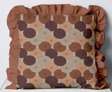 Printed Cotton Frill Cushion, Feature : Anti-Decubitus, Massage, Memory, Speaker, Waterproof, Eco Friendly