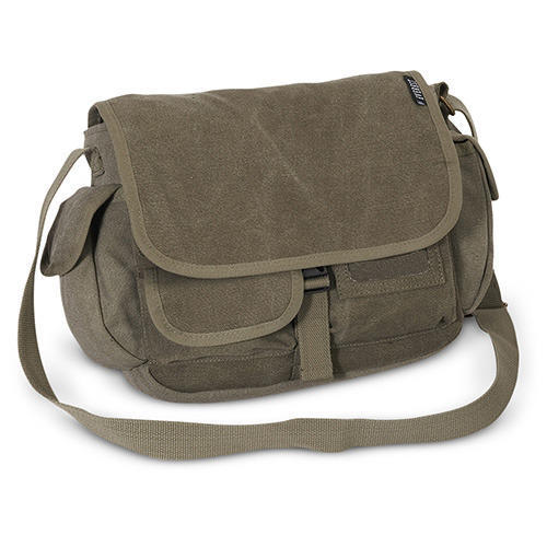 Canvas Leather Messenger Bag, for College, Feature : Attractive Designs