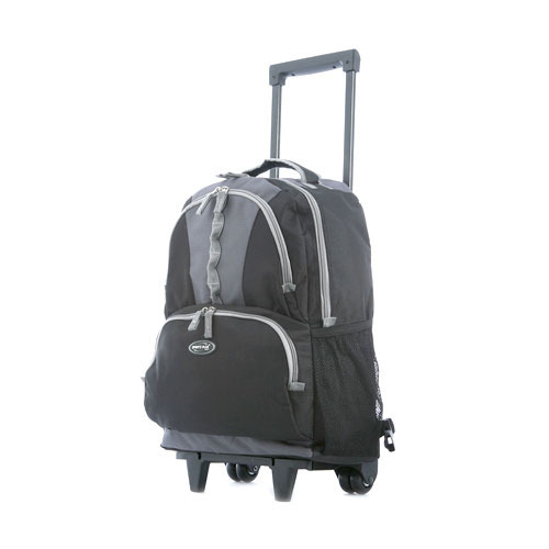 Polyester Rolling Backpack, for Travel Use, Feature : Easy To Carry, Good Quality