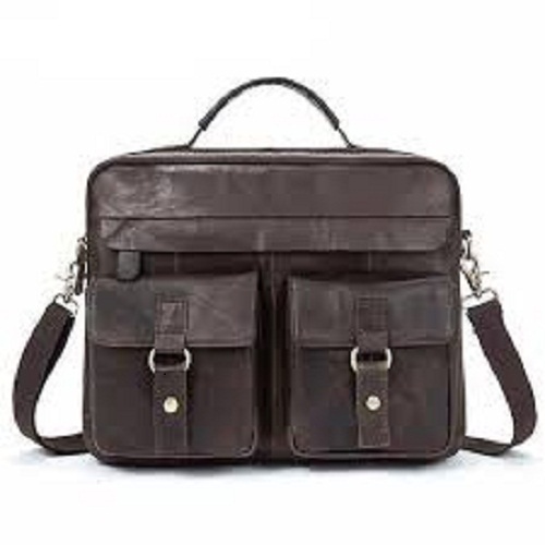 Stylish Leather Messenger Bag, for Office, Gender : Male