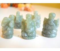 GREEN AVENTURINE CARVING GANESHA