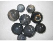 GREY SMOKY AGATE SPHERES, Size : 45-70 mm