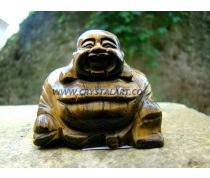 TIGER EYE LAUGHING BUDDHA
