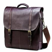 Leather Laptop Messenger Bag