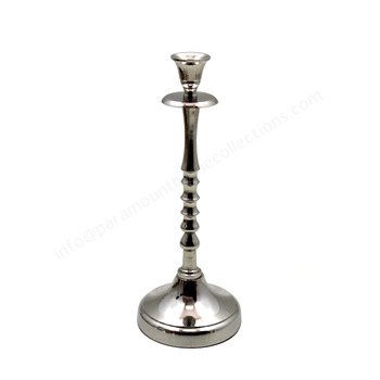 Aluminium Wedding Candle Holder Stand, for Home Decorations, Bars etc, Size : 12 x 12 x 32 cm