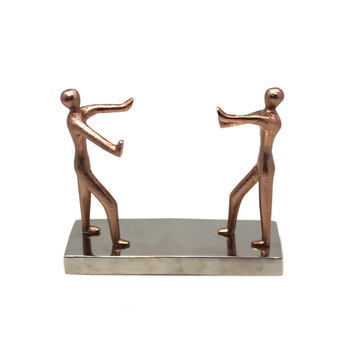 ALUMINUM Sculpture Aluminium Bookends