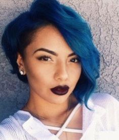 Blue Ombre Bob Hair Bundles