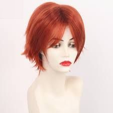 redhead bob wig