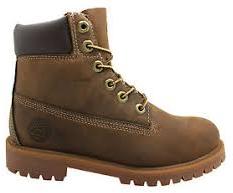 Kids Brown Leather Boots