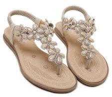 Ladies Beaded Sandals