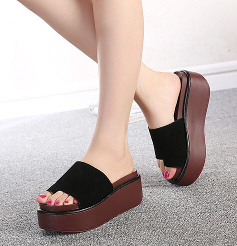 ladies platform sandal