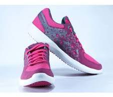 100-200gm Canvas Checked Ladies Walking Sports Shoes, Feature : Heat Resistant, Oil Acid Resistant, Antistatic