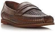 Mens Woven Leather Shoes