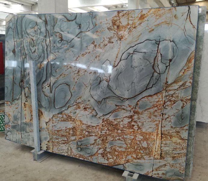 Polished Fancy Marble Slabs, for Hotel, Kitchen, Office, Restaurant, Feature : Crack Resistance, Fine Finished