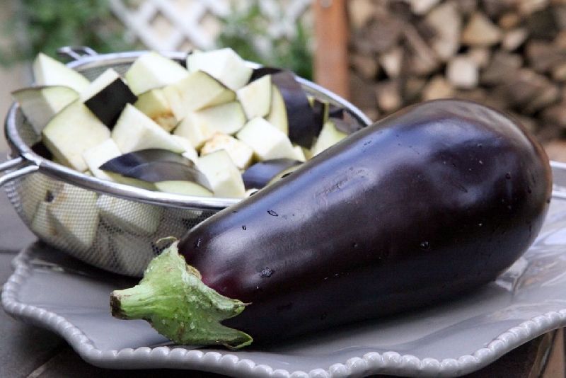 fresh brinjal