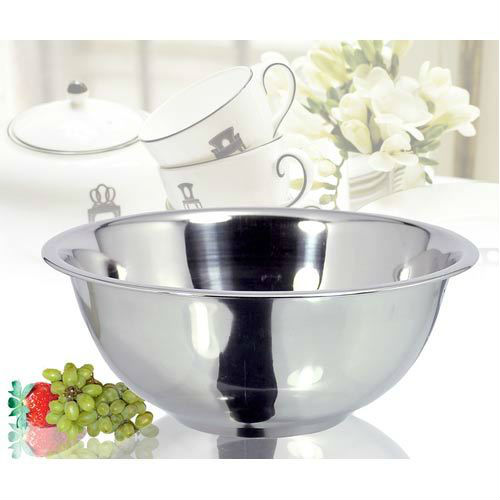 Oval Stainless Steel Deep Footed Bowl, for Crockery, Home, Bowl Size : Multisizes