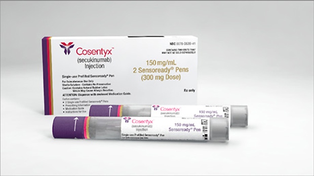 Cosentyx 150 mg solution for injection in pre-filled syringe