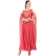 Katyals Couture 100% Cotton Formal Ladies Gown, Size : 38, 40, 42, 44, 46