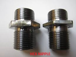 Coated Metal Hex Nipple, Feature : Durable, Heat Resistance, Rust Proof