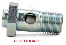 Metal Oil Filter Bolt, for Industrial, Color : Silver