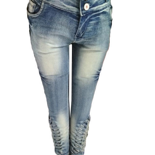 Ladies Stylish Comfort Fit Jeans, Waist Size : 28 - 36