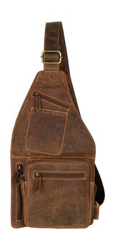 BAG IN GENUINE CRUNCH LEATHER