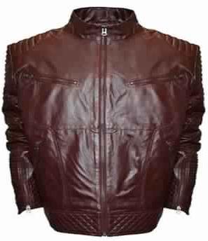 FRANCHISE CLUB RAW X LEATHER JACKET DEEP BURGUNDY