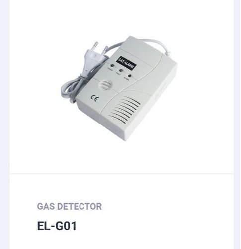 Plastic Wireless Gas Detector, Color : white